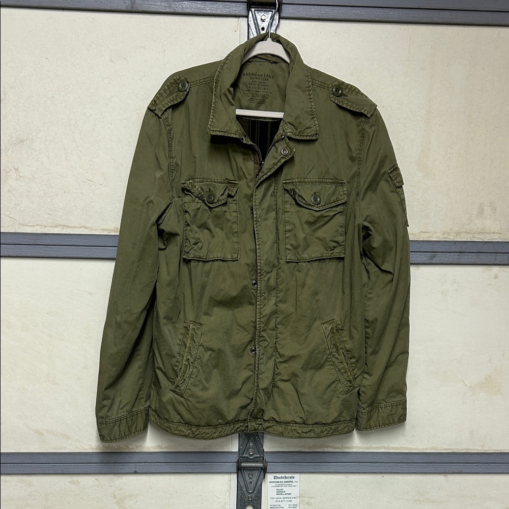 American Eagle, outfitters size, extra large jacket, Olive Military Field Jacket